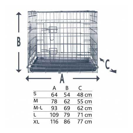 Cage pliable d'hospitalisation domicile et transport chien et chat Cage pliable d'hospitalisation domicile et transport chien et chat