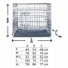 Cage pliable d'hospitalisation domicile et transport chien et chat Cage pliable d'hospitalisation domicile et transport chien et chat