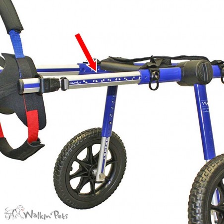 Barres extension longueur chariot roulant chat chien Walkin Wheels Barres extension longueur chariot roulant chat chien Walkin Wheels