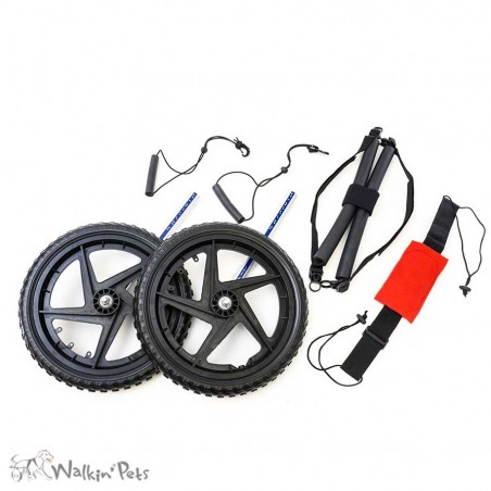 Kit de roues complet pour chariot Walkin Wheels mikan Kit de roues complet pour chariot Walkin Wheels mikan