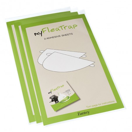 Feuilles collantes recharge piège écologique maison anti puces yFleaTrap® Feuilles collantes recharge piège écologique maison anti puces yFleaTrap®