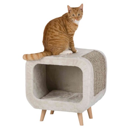 Abri de confort avec grattoir pour chats