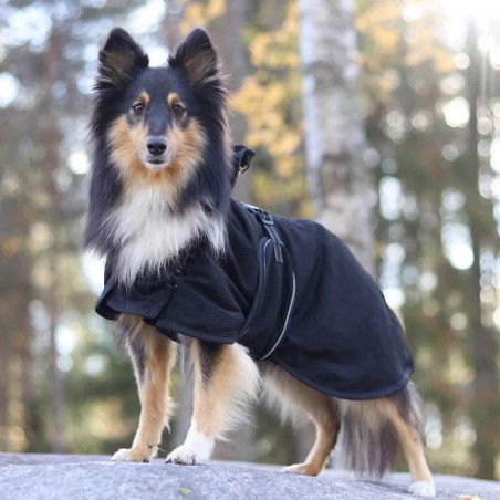 Manteau d'intérieur pour chien avec réflexion de chaleur back on track mikan