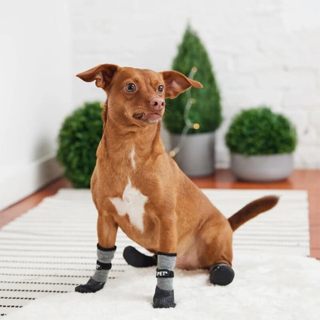 chaussettes antidérapantes pour animaux mikan