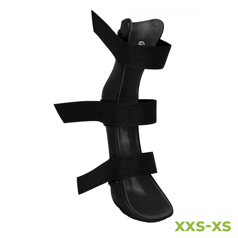 Attelle rigide de soutien ou rééducation de la patte arrière pour chat