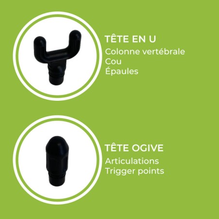 Mini pistolet de massage vétérinaire FASCIQ® - rééducation - décontraction musculaire - récupération.