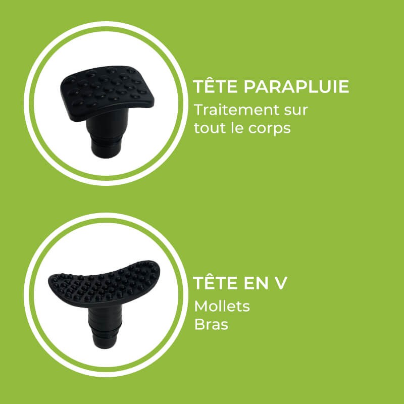 Têtes de massage pour animaux Fasciq®