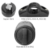 Articulation en plastique noire pour chariot roulant pour animaux Walkin'Wheels Articulation en plastique noire pour chariot roulant pour animaux Walkin'Wheels