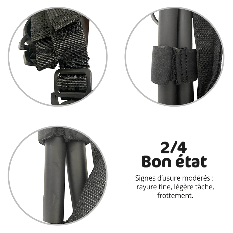 harnais de rechange arrière pour chariot roulant pour animaux reconditionné