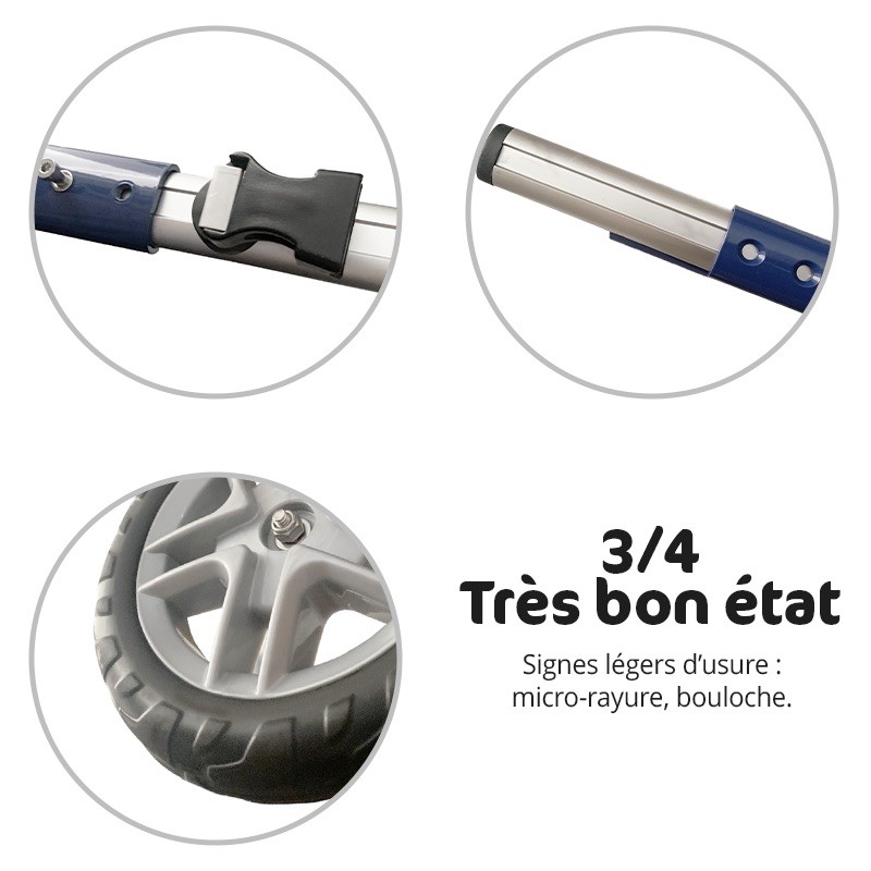 Chariot roulant pour chien handicapé reconditionné mikan