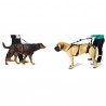 Laisse pour harnais help em up pour chien mikan