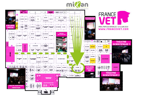 Plan France Vet stand Mikan